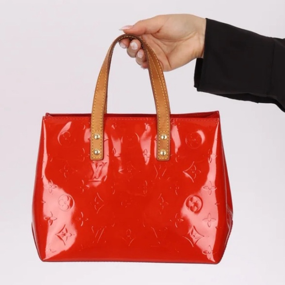 Louis Vuitton Vernis Reed PM Tote Bag